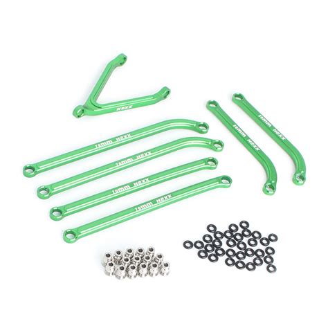 Nx 323 Gr Nexx Racing High Clearance Aluminum Chassis Links Set For Axial Scx24 Jeep Gladiator