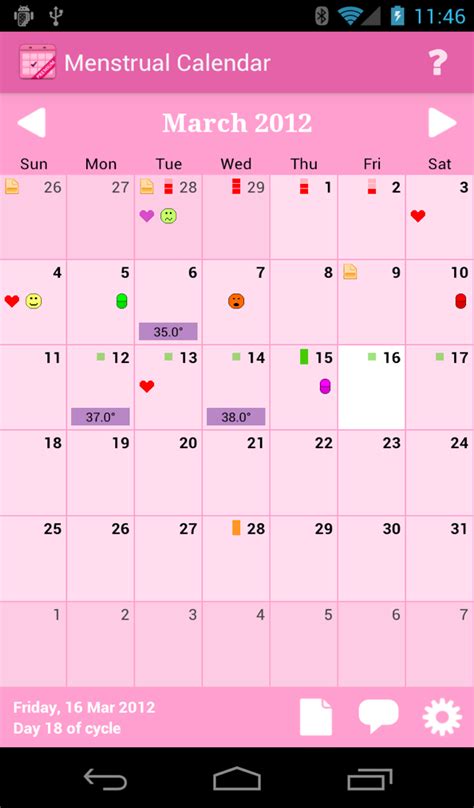 Menstrual Calendar Premium Uk Appstore For Android