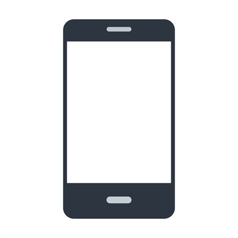 smartphone phone technology, isolated flat icon vector illustration ...