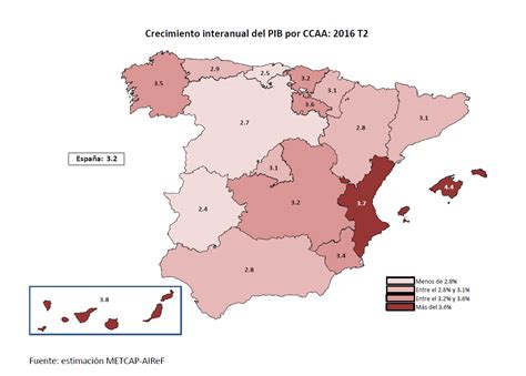 Airef Noticias Estimaci N Del Trimestre Del Pib Por Ccaa