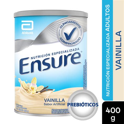 Droguería La Economía ensure prebióticos sabor vainilla lata x 400 g