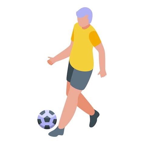 Premium Vector Training Soccer Shoot Icon Isometric Vector Retirement