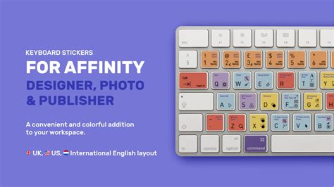 Affinity Suite Shortcut Stickers