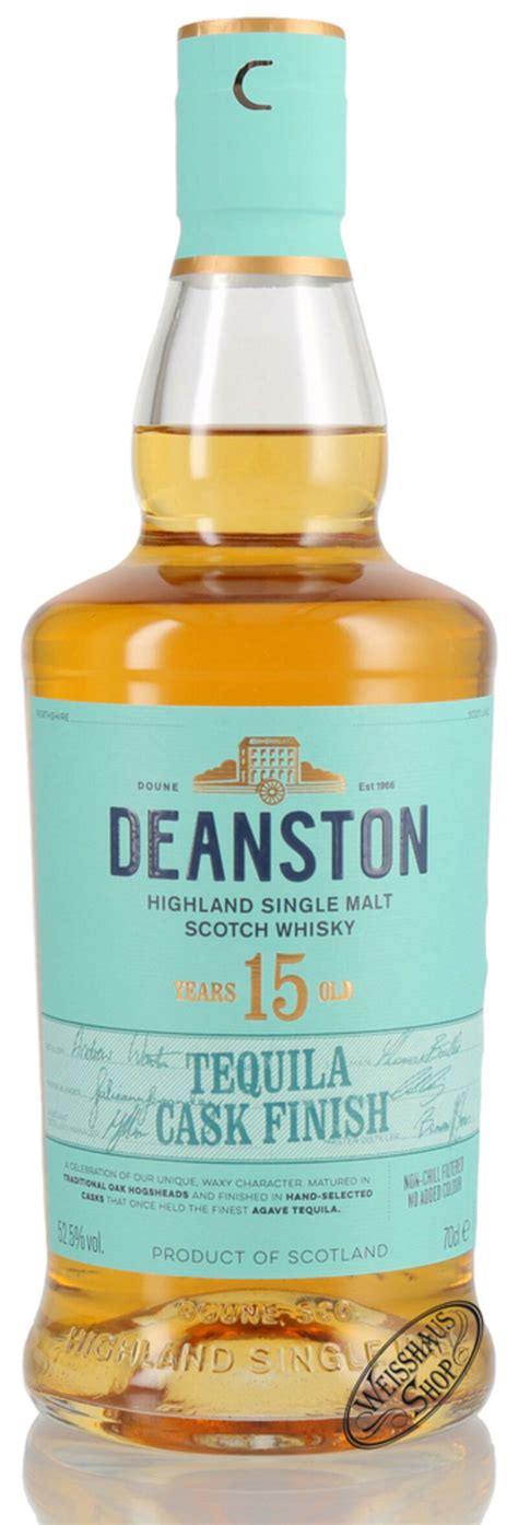 Deanston 15 YO Tequila Cask Finish Whisky 52 5 Vol 0 70l Weisshaus Shop