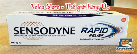 Kem đánh răng Sensodyne Rapid Relief 100g