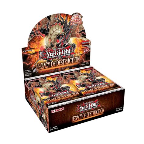 Display Boite De Boosters Yu Gi Oh H Ritage De La Destruction