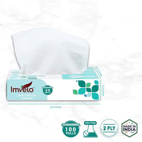 Buy Imvelo Ply Facial Tissues Box Bag Pack Pack Of Each Pack