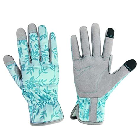 Leather Gardening Gloves For Women Breathable Spandex And Thorn Proof