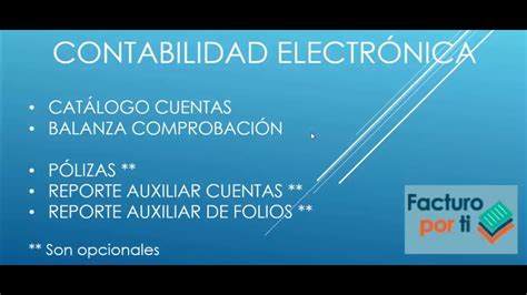 Como Generar La Contabilidad Electronica 5 Archivos Paso A Paso YouTube