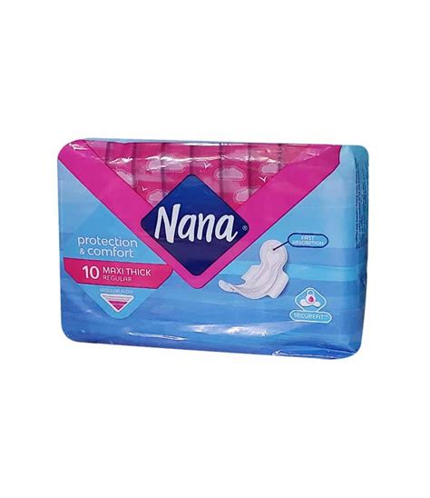 Nana Protection & Comfort Maxi Thick Regular *10 Pads - WasilOnline ...