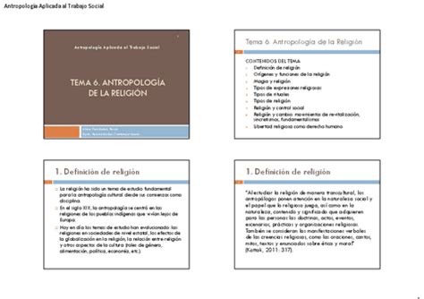 TEMA 6 Antropologia De La Religion Pdf