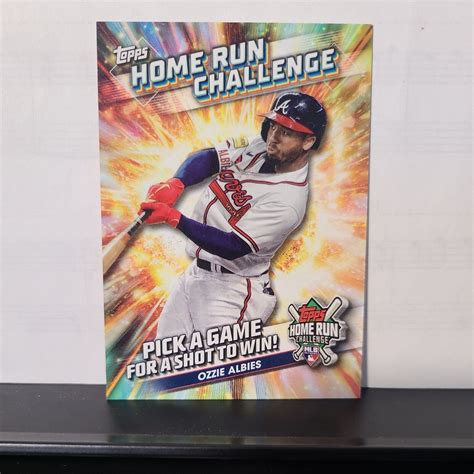 Topps Series Home Run Challenge Code Hrc Ozzie Albies Braves