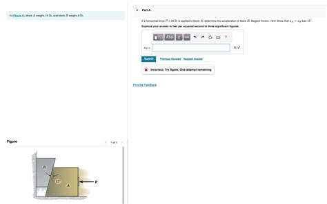 Solved In Figure Block A Weighs Lb And Block B Chegg