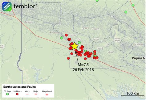 Large earthquakes slam Papua New Guinea - Temblor.net