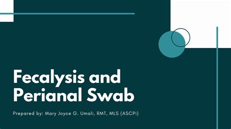 SOLUTION Fecalysis And Perianal Swab 2 Studypool