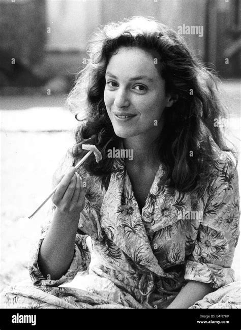 Irina Brook Actress star of Heroine September 1985 Stock Photo - Alamy