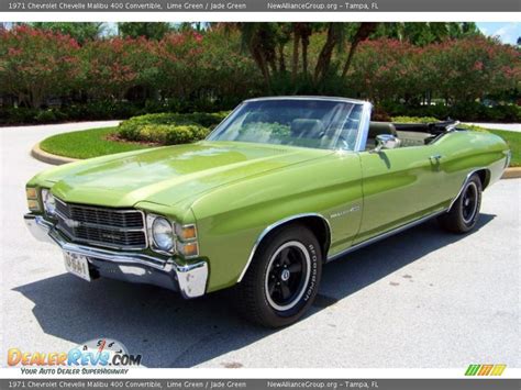 1971 Chevrolet Chevelle Malibu 400 Convertible Lime Green Jade Green