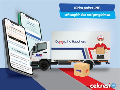 Kirim Paket JNE Cara Cek Ongkir Dan Resi Pengiriman Cekresi