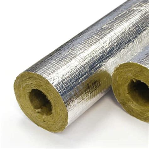 Rockwool Pipe Insulation Foil Face Pipe Lagging