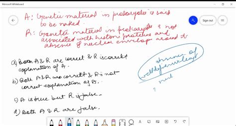 SOLVED Assertion Genetic Material In Prokaryotic Is Said To Be Naked