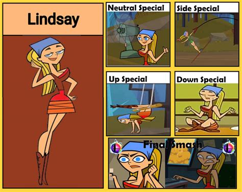 Smash Bros Moveset Heroes Lindsay Total Drama By Jsteen03 On Deviantart