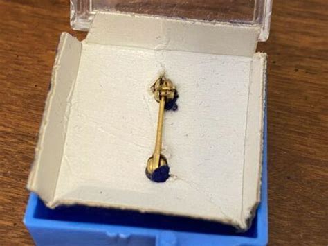 Vintage Cadillac Pin 5 Year Service Pin 10k Gold Filled Gm In Original