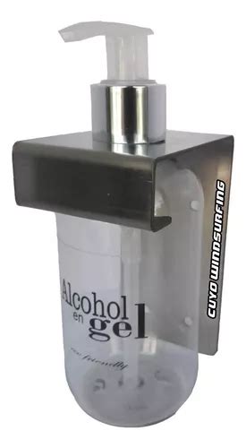 Dispenser Inox Alcohol En Gel Jabón Liquido Shampoo 250 Ml