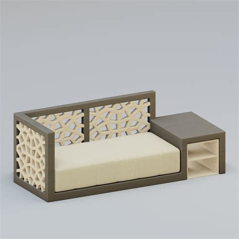 Geometric Pattern Sofa 3d Model Cgtrader