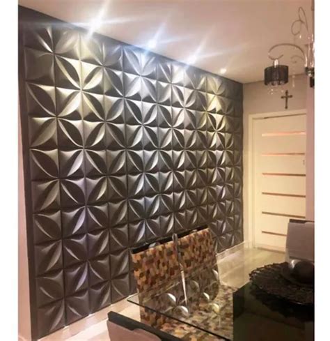 Vinilo Vital Decor 25Placas De Parede Pvc 3D Revestimento Alto Relevo