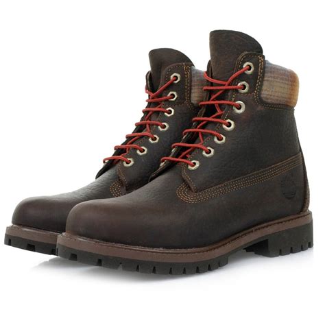 Timberland X Pendleton 6 Inch Premium Brown Leather Boots In Brown For