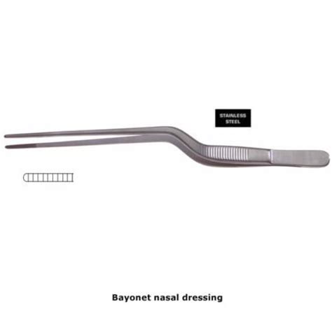 Buy Jansen Bayonet Nasal Dressing Forceps Online Grey Medical