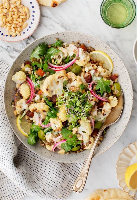 Roasted Cauliflower Salad Love And Lemons Recipe Cauliflower