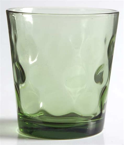 Eldorado Avocado Green Oz Flat Tumbler By Hazel Atlas