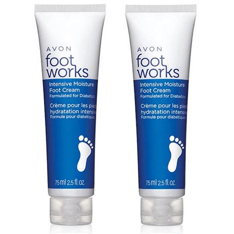 Avon Avon Foot Works Intensive Moisture Foot Cream 75 Ml Set Of 2