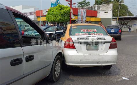 Taxista Provoca Choque Al Hacer Corte De Circulaci N A Una Camioneta