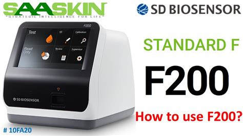 Standard F Analyzer Fia How To Use F Sd Biosensor