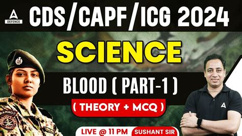 Cds Capf Icg Foundation Batch Class Science Blood Part