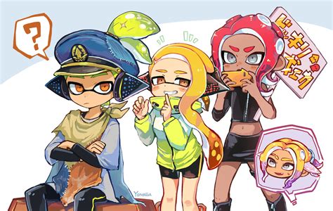 Inkling Player Character Inkling Girl Octoling Player Character Inkling Boy Octoling Girl