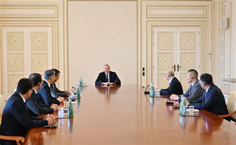 President Ilham Aliyev Receives Ministers Of Organization Of Turkic