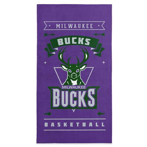 The Northwest Group Nba Hardwood Classics Bucks Printed Beach Towel