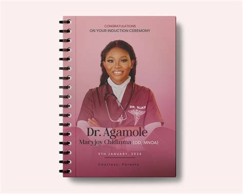 Induction Jotter Design Induction Congratulations Parenting