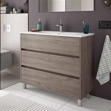 Mueble De Ba O De Con Lavabo Y Cajones Salgar Arenys Patas