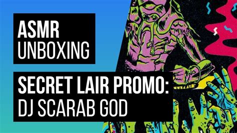 ASMR Magic The Gathering Secret Lair Promo Unboxing DJ Scarab God