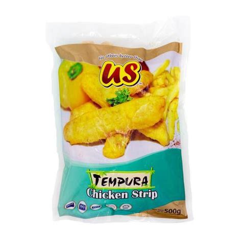 Us Tempura Chicken Strip 500g 鸡肉条 Bak Lai Fish Ball Food Industries