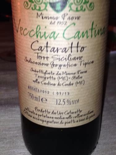 Torregrotta Cantina Vecchia Terre Siciliane Cataratto Mimmo Paone