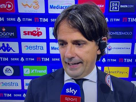 Fiorentina Inter Inzaghi La Squadra Ci Ha Sempre Creduto