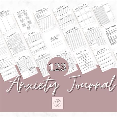 Anxiety Journal Printable KDP Mental Health Planner Coping Strategy