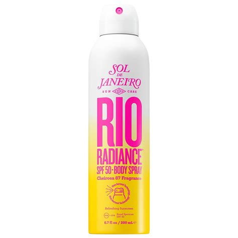 Sol De Janeiro Rio Radiance SPF 50 Body Spray Sunscreen With Niacinamide