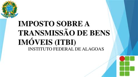 Pdf Imposto Sobre A TransmissÃo De Bens ImÓveis Itbi Jessica Renyelle