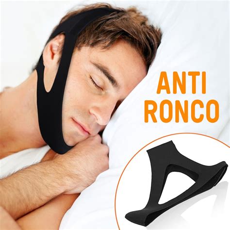 Faixa Anti Ronco Neoprene Ajustável Confortável para Apneia Do Sono